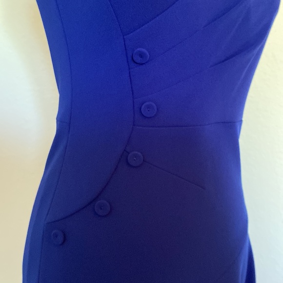 NWT DKNY dress, cobalt royal blue, midi, size 2 - Picture 3 of 8